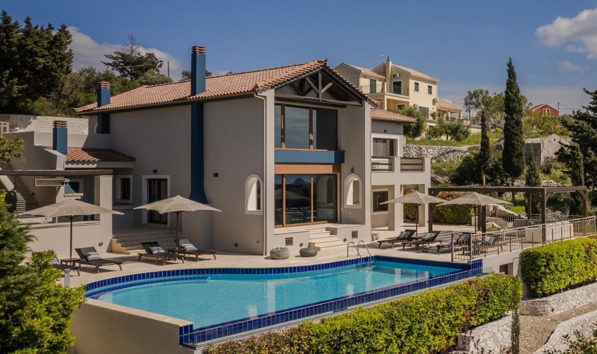 Luxury Villa Karmaniolos Fiskardo Kefalonia Экстерьер фото