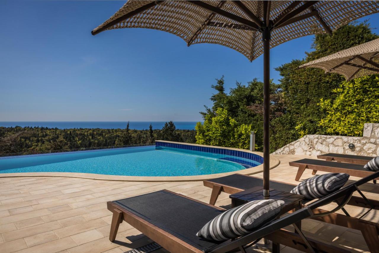 Luxury Villa Karmaniolos Fiskardo Kefalonia Экстерьер фото