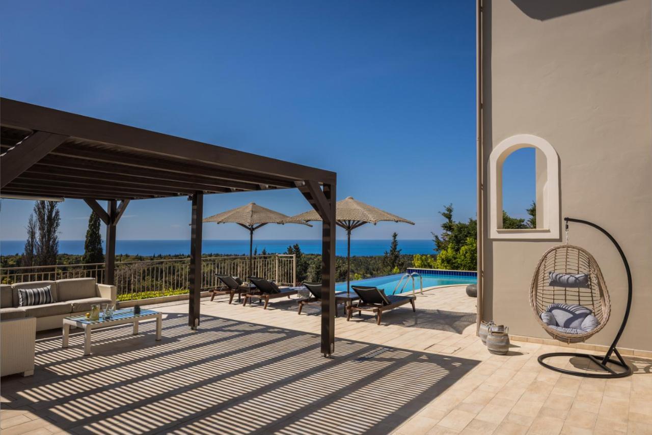 Luxury Villa Karmaniolos Fiskardo Kefalonia Экстерьер фото