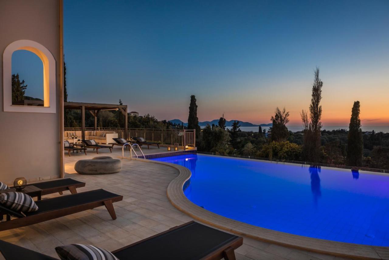 Luxury Villa Karmaniolos Fiskardo Kefalonia Экстерьер фото