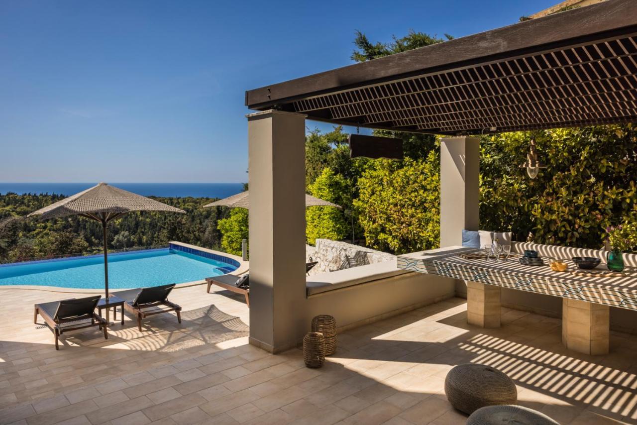 Luxury Villa Karmaniolos Fiskardo Kefalonia Экстерьер фото