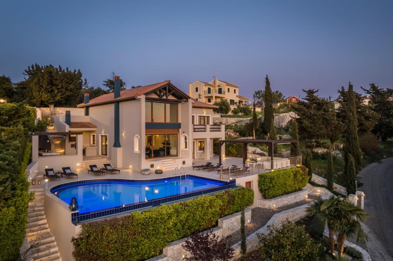 Luxury Villa Karmaniolos Fiskardo Kefalonia Экстерьер фото