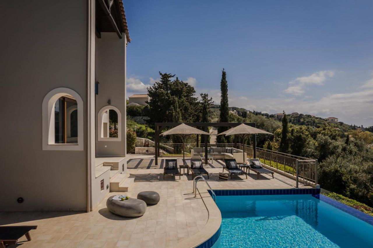 Luxury Villa Karmaniolos Fiskardo Kefalonia Экстерьер фото